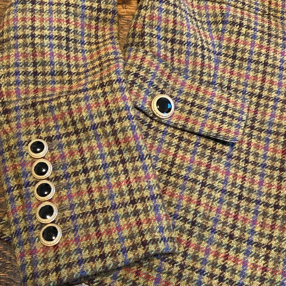 Veronica Beard Plaid Hamlin Dickey Wool Blazer - Picture 2 of 5